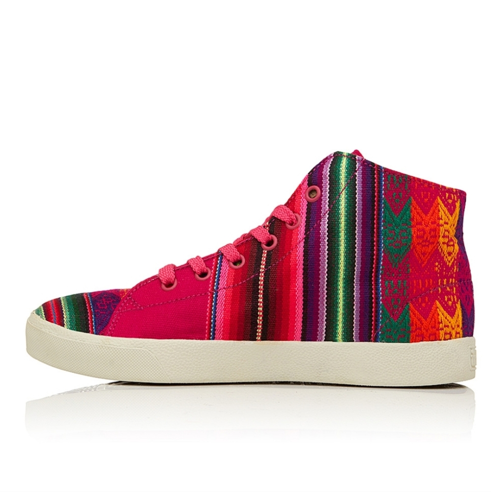 Inkkas Pink Multi-Color High-Top Sneakers - Picture 14 of 14